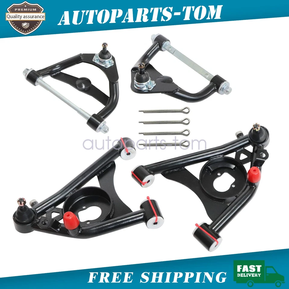 For Chevrolet El Camino 1978-1987 Tubular Control Arms, Upper and Lower Kit - Изображение 1 из 4