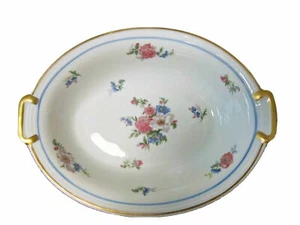 LIMOGES Charles Ahrenfeldt Deauville 10" Flor OVALADA CUENCO VEGETAL Francia - Imagen 1 de 2