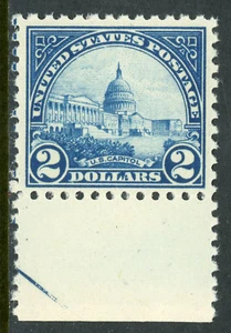 USA 1923 Fourth Bureau $2.00 Capitol Perf 11 Scott # 572 MNH G644 - Picture 1 of 6