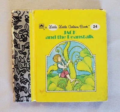 Jack and the Beanstalk 1973 Little Little Golden Book 24 Miniature Children's  - Image 1 of 4