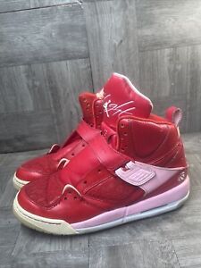 Nike Jordan Flight 45 Hi Premium GS Girls Valentines US Size 6Y Red 547769-605