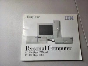 IBM PC 330 350 6577 6587 User’s Guide Manual Very Good Free Shipping - Picture 1 of 3