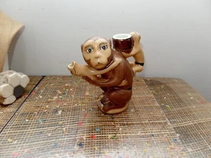 Vintage Rare Figural Three 3 Monkey Teapot Pitcher Baby Monkeys - Picture 1 of 8