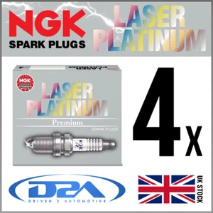 PFR6B 3500 NGK LASER PLATINUM SPARK PLUGS SET OF 4 NEW - Picture 1 of 6