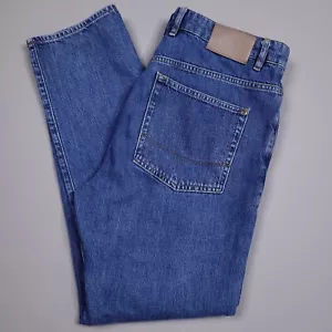 Jeans Ted Baker London Cambly slim fit lavaggio medio preppy designer blu 34x30 - Foto 1 di 10