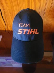 Stihl Outfitters Cap Hat Black Snapback Chainsaws Logger Outdoor Equipment - Picture 1 of 8