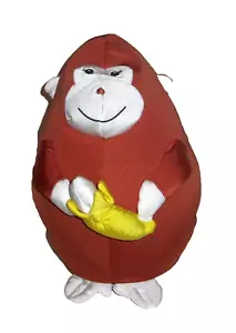 12" Moshi Monkey Holding Banana Microbead Stuffed Pillow Toy 15056 - Picture 1 of 3