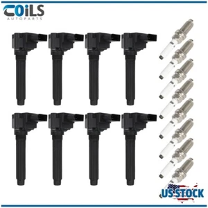 8 Ignition Coils & Spark Plugs Kit Fits Audi A8 Quattro 2013 2014 2015 2016 4.0L - Picture 1 of 18