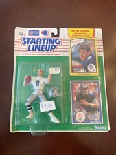 1990 Starting Lineup Troy Aikman Dallas Cowboys + 1989 Rookie Year Card Sealed