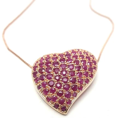 schöner Herz Anhänger Gleiter mit Venezianer Kette 925er Silber rosevergoldet - Bild 1 von 4