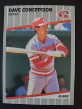 Dave Concepcion - Cincinnati Reds - 1989 Fleer Baseball Card #156
