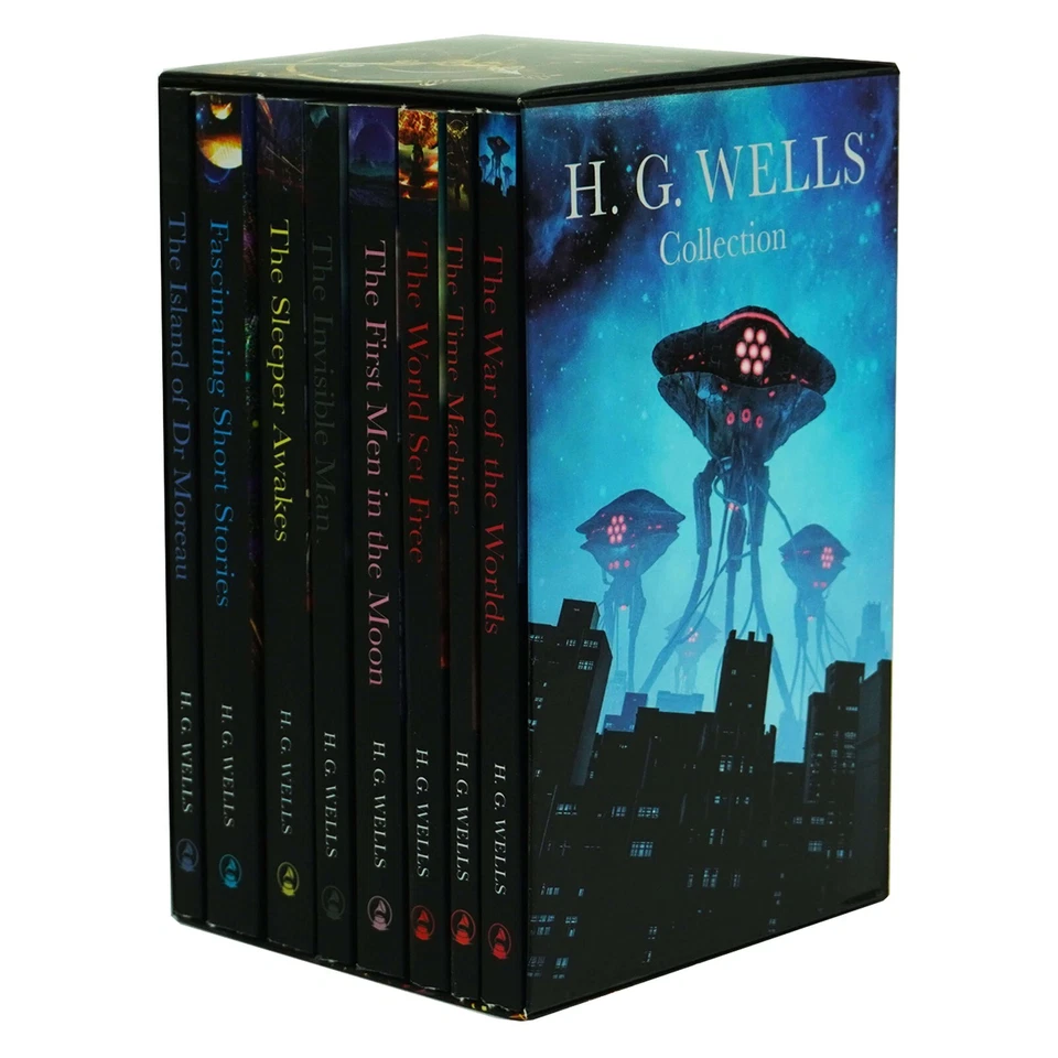H. G. Wells Collection 8 Books Box Set - Fiction - Paperback - Image 1 of 4