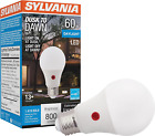 SYLVANIA Dusk to Dawn A19 LED Light Bulb with Auto On/Off Light Sensor, 60W=9W,