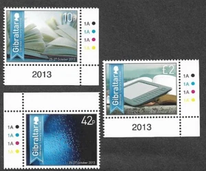 GIBRALTAR COMMUNICATION SET INTERNET LETTER BRAILLE MNH - Picture 1 of 1