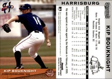 Kip Bouknight 2006 Grandstand Harrisburg Senators #19 Card *AutographDen*
