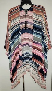Oliver Women's Striped Kimono Size S/M Pink NWT  - Picture 1 of 7