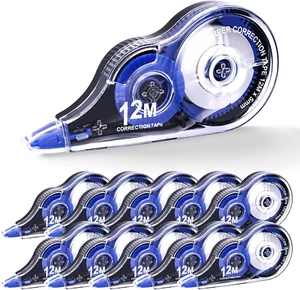 Correction Tape, 10 Pack Correction Tape Easy to Use Applicator for Instant Corr - Picture 1 of 7