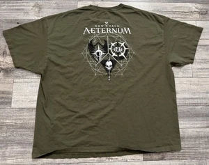 New World Aeternum Videojuego Promo Camisa Para Hombre Talla 3XL Verde Camiseta Manga Corta - Imagen 1 de 7