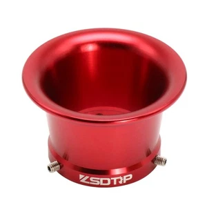 55mm red Motorcycle Air FilterVelocity Stacks Hom Cup For 32/34mm Carb - Picture 1 of 10