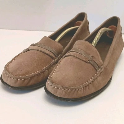 L.L. Bean Suede/Leather Brown Women’s Loafers  Size 11 M Office Work Casual - Image 1 of 4