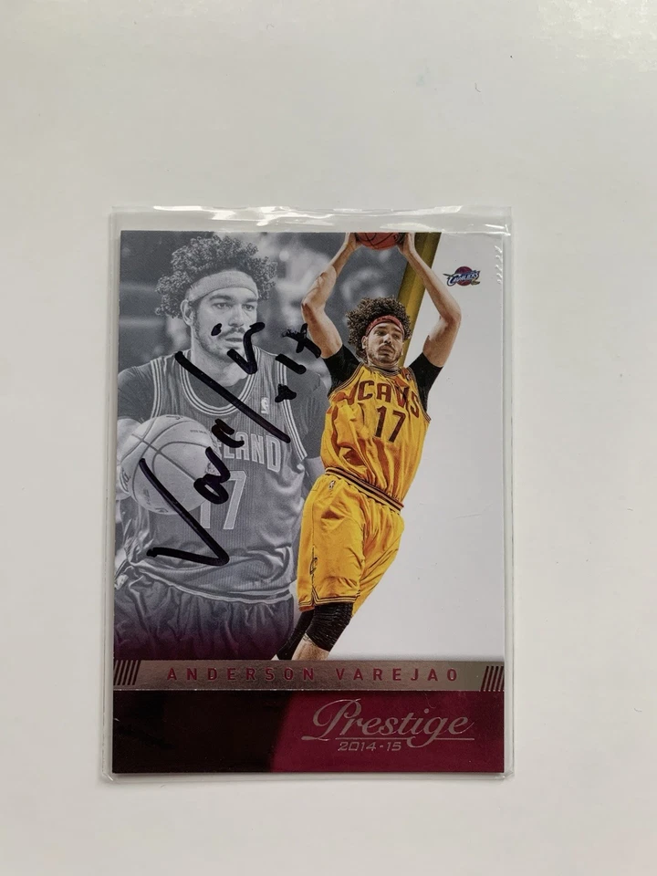 2014-15 Panini Prestige #64 Anderson Varejao Sigend Autographed Card Cavaliers - Image 1 of 1