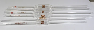 Bombilla Volumétrica Reutilizable Pipetas Clase A 15, 25, 30, 50 ML Fisher, Kimax, Pyrex Foto 1 de 2