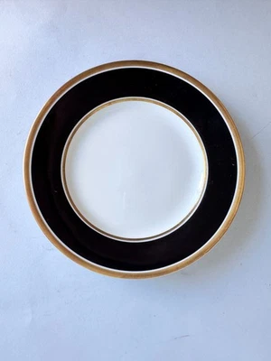 Plato de almuerzo Richard Ginori Contessa de ónix negro Italia Foto 1 de 4