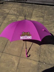 Moschino Pink Teddy Umbrella  - Picture 1 of 7