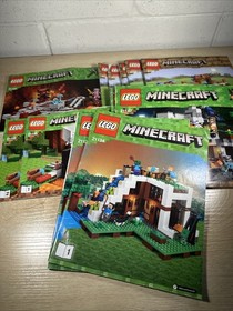 Lego Minecraft Instruction Manuals ONLY Lot Of 13 instructions 21134 21135 21143