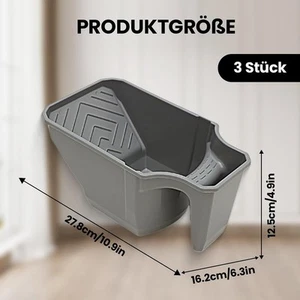 Comfort Grip Tray Ergonomische Farbwanne Tiefbrunnen Design Integrierter Pinselh - Bild 1 von 25