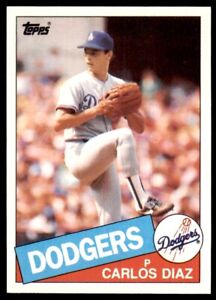 1985 Topps Carlos Diaz Los Angeles Dodgers #159