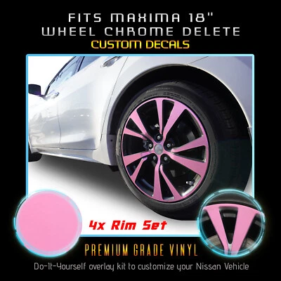 Juego de llantas x4 cromadas para Nissan Máxima 2016-2020 18" - mate plano Foto 1 de 4