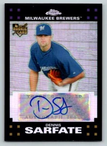 2007 Topps Chrome #352 Dennis Sarfate AU (RC) (ref 210381) - Picture 1 of 2