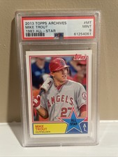 2013 Topps Archives Mike Trout 1983 All-Star #83-MT PSA 9