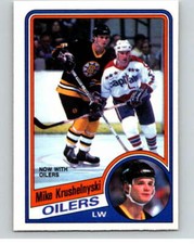 1984-85 O-Pee-Chee #248 Mike Krushelnyski  Edmonton Oilers V64393