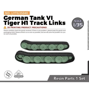 Piezas de actualización modelo Yao's Studio 1/35 tanque alemán VI Tiger H1 track links - Imagen 1 de 2