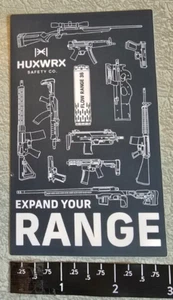 Huxwrx Safety Co. Expand Your Range Vinyl Decal Sticker Shot Show - Picture 1 of 1