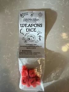 Vintage Koplow Games Dirk’s Dice Weapons Würfel 1994 1995 Brandneu noch versiegelt D&D - Bild 1 von 6
