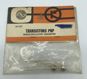 2 Nuovi Transistor PNP Mixer/Oscillatore Convertitore SP-237 Nuovo Vecchio Stock Spedizione Gratuita - Foto 1 di 3