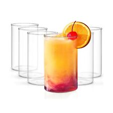Borosil Drinking Glasses, 10 Oz, Set of 6, BPA Free, Water Glasses for 6, Cle...