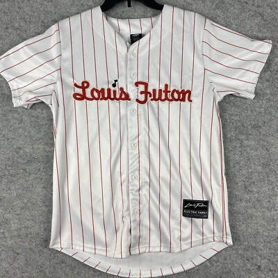 Camiseta deportiva Electric Family para hombre pequeña blanca Louis Futon manga corta limitada rara Foto 1 de 4