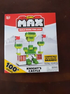 Zuru Max Interlocking Blocks New  Knights Castle Building Set 100+ pcs Free Ship - Image 1 of 4