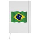 &#39;Schwenkende Brasilien-Flagge&#39; A5 Regelte Notizb&#252;cher (NB041178)