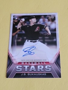 J. B. BUKAUSKAS  - 2021 TOPPS UPDATE BASEBALL STARS RC AUTOGRAPH