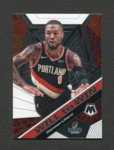 2019-20 Panini Mosaic Will to Win #19 Damian Lillard - Imagen 1 de 2