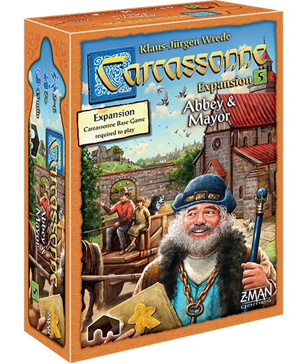 Fantasy Flight Games Asmzm7815 Carcassonne Expansion 5 Abbey and Mayor