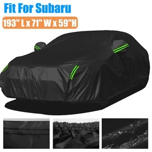For Subaru WRX STI Full Car Cover Outdoor Sun UV Protection Dust Resistant Rain - Picture 1 of 8