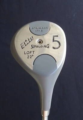 Spalding Stainless Steel "Elite"  17-4 (5) Golf Club loft 22 (used) Right Handed - Image 1 of 4