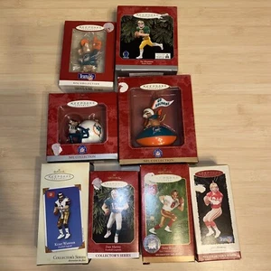 Lote de 9 adornos de recuerdo con sello de la NFL de colección años 90’s 2000’s paquete vacaciones - Imagen 1 de 6