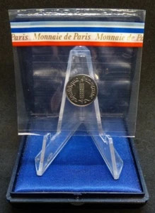 Piedfort 1 Centime Ear 1983 Under Blister With Box - Picture 1 of 4